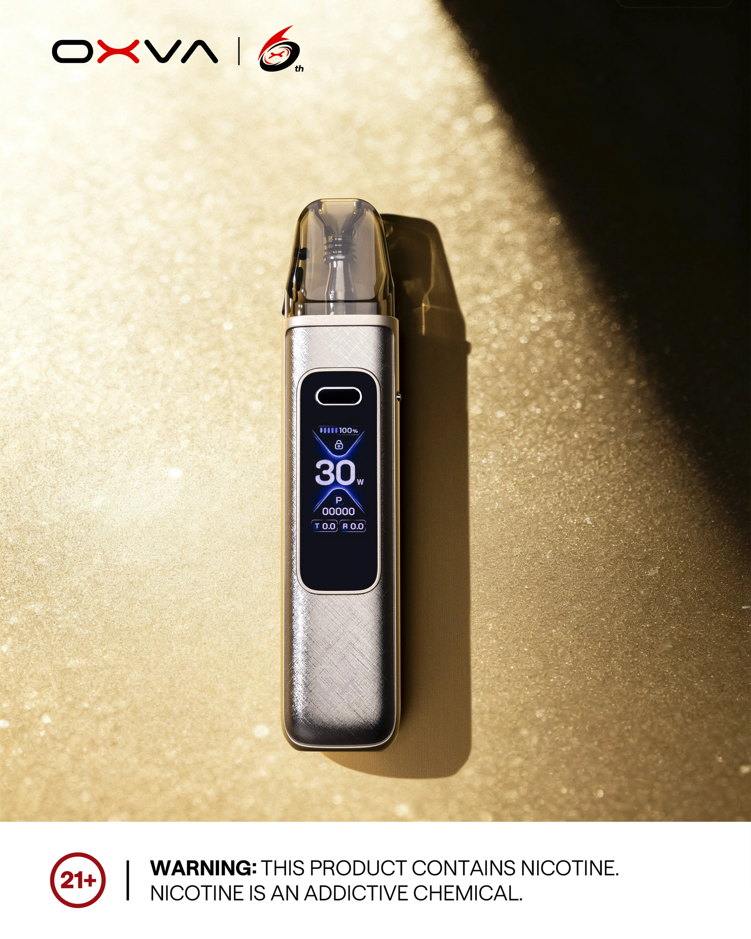 OXVA XLIM Pro 3 USB-C charging port