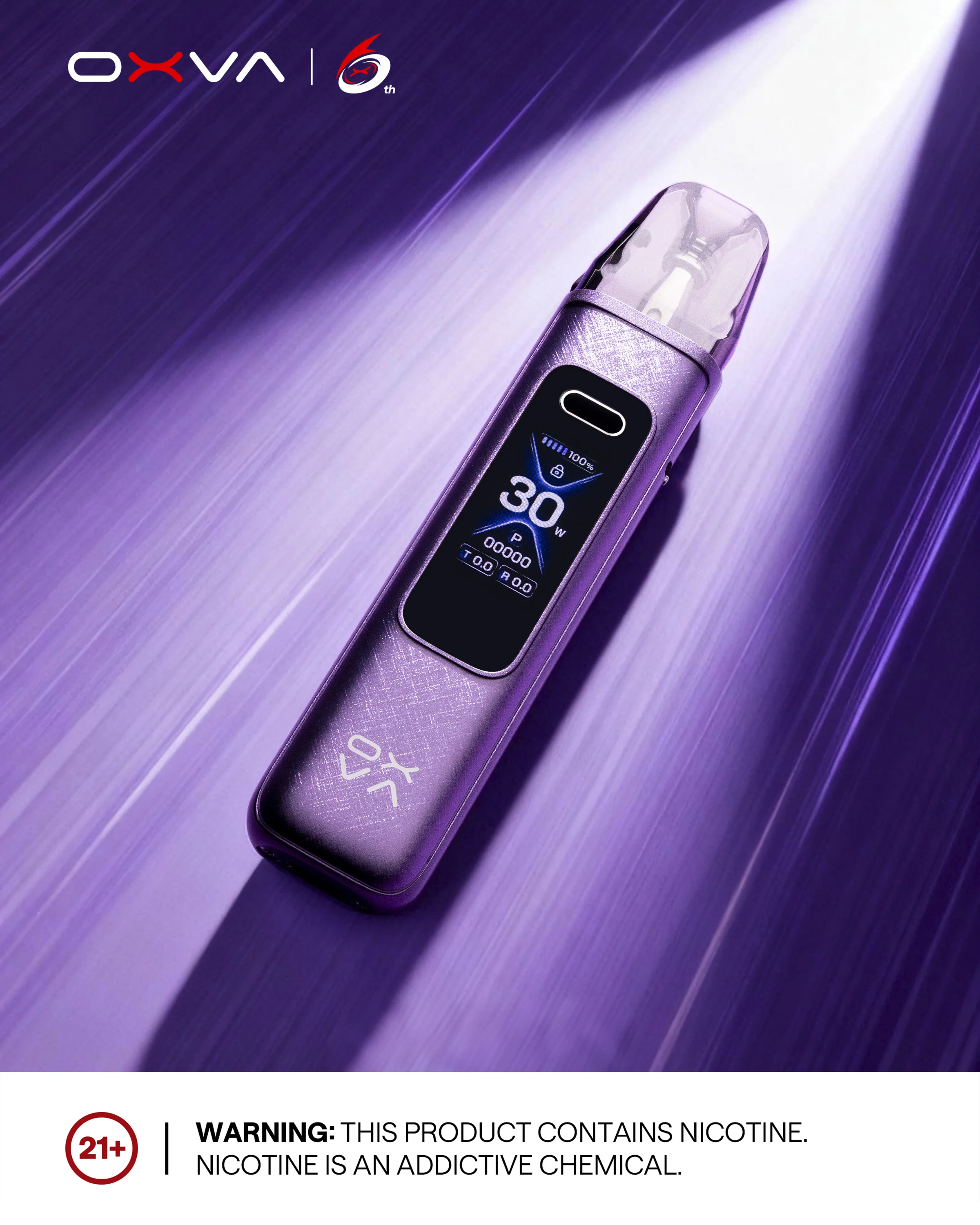 OXVA XLIM Pro 3 complete device view