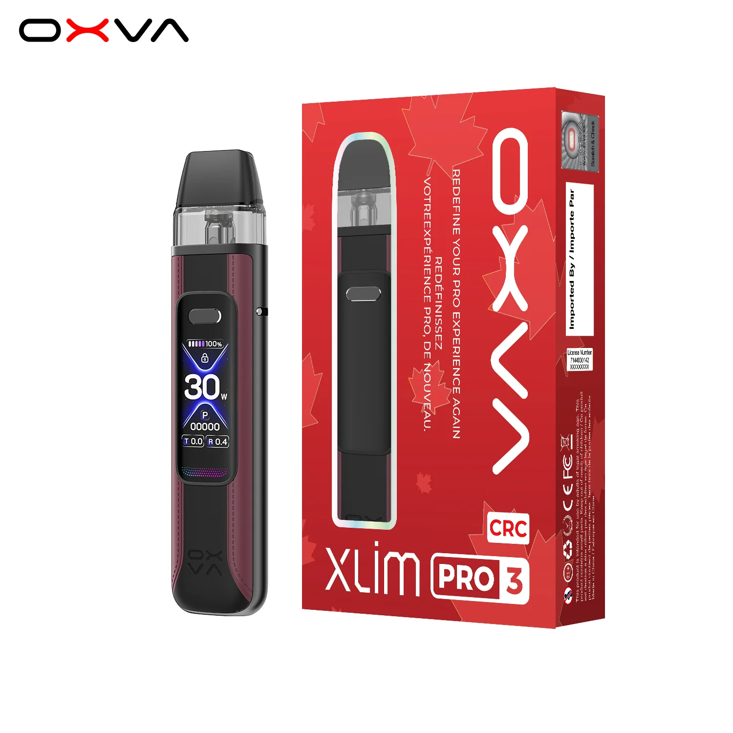 OXVA XLIM Pro 3 Race Red